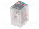 Relay: electromagnetic; 4PDT; Ucoil: 12VDC; 6A; max.250VAC