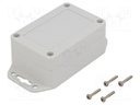 Enclosure: multipurpose; X: 60mm; Y: 90mm; Z: 40mm; ZP; ABS; gasket