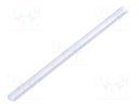 Cover for LED profiles; white; 1m; Application: PEN8; V: I; push-in