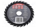 Cutting wheel; Ø: 125mm; with rasp; Ømount.hole: 22.2mm