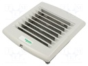 Fan: AC; axial; 115VAC; 38m3/h; 41dBA; IP54; 137x117x49mm; RAL 7035