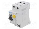 RCBO breaker; Inom: 25A; Ires: 100mA; Poles: 1+N; 240VAC; IP20; FRBm6