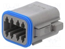 Connector: wire-wire; PX0; plug; female; PIN: 8; IP68; Locking: latch