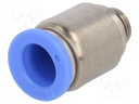 Push-in fitting; straight; G 1/8"; -0.95÷10bar; 10mm