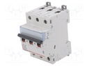 Circuit breaker; 400VAC; Inom: 16A; Poles: 3; DIN; Charact: C; 6kA