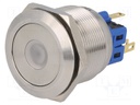 Switch: vandal resistant; Pos: 2; SPDT; 3A/220VAC; 5A/24VDC; IP65