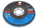 Flap grinding wheels; Ø: 115mm; Øhole: 22mm; Granularity: 60