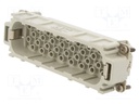 Connector: HDC; contact insert; male; C146,heavy|mate D; PIN: 64