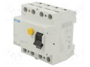 RCD breaker; Inom: 25A; Ires: 30mA; Max surge current: 500A; IP20