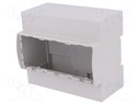 Enclosure: for DIN rail mounting; Y: 90.5mm; X: 106.3mm; Z: 53mm