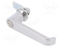 Lock; zinc and aluminium alloy; 18mm; chromium; Key code: 1333