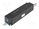 Power supply: switched-mode; LED; 9.6W; 8÷15VDC; 0.64A; 180÷264VAC