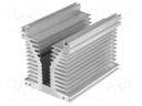 Heatsink: extruded; Y; L: 180mm; W: 126mm; H: 136mm; aluminium; plain