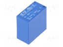 Relay: electromagnetic; DPST-NO; Ucoil: 12VDC; 3A/240VAC; 3A; 270Ω