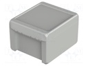 Enclosure: multipurpose; X: 125mm; Y: 151mm; Z: 90mm; BOCUBE; grey