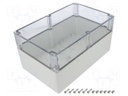 Enclosure: multipurpose; X: 160mm; Y: 250mm; Z: 125mm; EURONORD; grey
