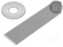 Wire: ribbon; 1mm; stranded; Cu; 40x28AWG; unshielded; PVC; grey