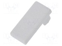 Cap for LED profiles; grey; ABS; Application: HI8