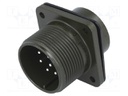 Connector: circular; Series: DS/MS; socket; male; PIN: 10; soldering