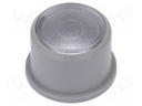 Button; round; grey; Application: MEC1625006,MEC3FTH9; Ø9.6mm