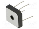 Bridge rectifier: single-phase; Urmax: 800V; If: 25A; Ifsm: 350A