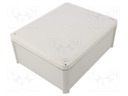 Enclosure: junction box; X: 190mm; Y: 240mm; Z: 95mm; IP66