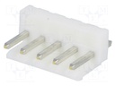 Socket; wire-board; male; VH; 3.96mm; PIN: 5; THT; 250V; 10A; -25÷85°C