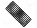 Electronic components tray; ESD; 10x10x1mm; black; 150°C; IC: TQFP