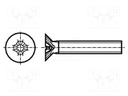 Screw; M2,5x8; DIN: 965A; Head: countersunk; Phillips; PH1