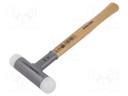 Hammer; 330mm; W: 110mm; 460g; 30mm; round; wood (hikory)