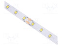 LED tape; white neutral; 2835; 24V; LED/m: 64; 10mm; white PCB; IP20