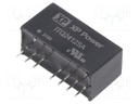 Isolated Board Mount DC/DC Converter, 1.5kV Isolation, ITE, 1 Output, 6 W, 12 V, 500 mA