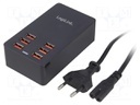 Power supply: switched-mode; 5VDC; 6.4A; Out: USB; Case: desktop