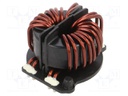 Inductor: wire with current compensation; THT; 250uH; 50A; 0.9mΩ