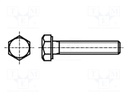 Screw; M5x16; DIN: 933; Head: hexagonal; none; A2 stainless steel