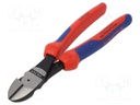 Pliers; side,cutting; plastic handle; Pliers len: 200mm