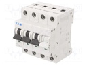 Circuit breaker; 230/400VAC; Inom: 10A; Poles: 3+N; DIN; Charact: C