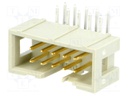 Socket; IDC; male; PIN: 10; angled 90°; THT; 2.54mm; Layout: 2x5