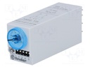 Timer; 0,05s÷100h; DPDT; 250VAC/10A; 24VAC; 24VDC; -20÷60°C; PIN: 8