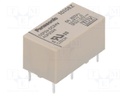 Power Relay, DPST-NO, 24 VDC, 5 A, DSP Series, Through Hole, Non Latching