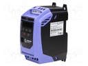 Inverter; Max motor power: 0.75kW; Out.voltage: 3x400VAC; IN: 4
