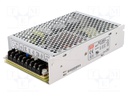 Power supply: switched-mode; modular; 87.5W; 5VDC; 159x97x38mm