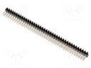 Pin header; pin strips; male; PIN: 80; vertical; 2.54mm; SMT; 2x40