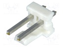 Socket; wire-board; male; PIN: 2; 3.96mm; THT; MTA-156; tinned