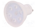 LED lamp; neutral white; GU10; 230VAC; 275lm; 3.5W; 36°; 4000K