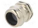 Cable gland; IP68; Mat: brass; Body plating: nickel