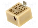 Potentiometer: mounting; multiturn; 10Ω; 250mW; SMD; ±10%; linear