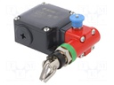 Safety switch: singlesided rope switch; NC x2 + NO; Series: FD