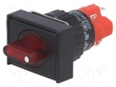 Switch: rotary; Pos: 2; SPST-NO + SPST-NC; 3A/220VAC; 2A/24VDC