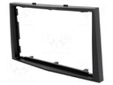 Radio mounting frame; Opel; 2 DIN; black